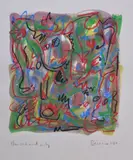 The One and Only Coloured pastels by Berenice Sydney, acrylic and watercolour, offered Oct 2018