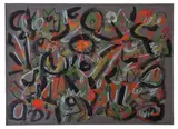 Bringer of Good Tidings Coloured pastels by Berenice Sydney, acrylic and charcoal, sold Oct 2018