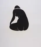 Pear-shaped Nude Linocut, 1968 Signed in pencil, dated 5'68 and inscribed AP I 61.5 x 49cm (24 x 19¼ in.) Unframed by Berenice Sydney, Linocut, sold Oct 2018