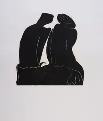 Untitled by Berenice Sydney, Linocut, sold Oct 2018