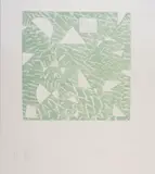 Floating Shapes Etching printed in colours, 1971 Signed in pencil, dated 10'71 and inscribed APII Plate: 32.5 x 32.5cm (12¾ x 12¾ in.) Unframed by Berenice Sydney, Etching printed in colours, offered Oct 2018