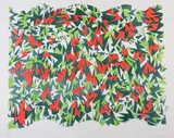 Summer Grasses by Berenice Sydney, Lithograph printed in colours, sold Oct 2018