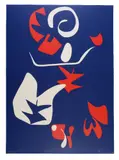 Claire de Lune Screenprint in colours, 1974 Signed in white crayon, dated 10'74 and numbered 22/100 80 x 58.5cm (31¼ x 23 in.) Unframed by Berenice Sydney, Screenprint in colours, sold Oct 2018