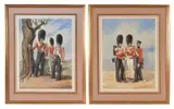 The Coldstream Guards Watercolour, a pair Each signed lower left Each 42 x 31.5cm (16½ x 12¼ in.) (2) Provenance: John G by Frédéric Goupil-Fesquet, Watercolour, a pair Each signed lower left Each, offered Aug 2018