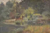 In the Corehouse Woods by William Young, 1876, Oil on canvas, offered Jul 2018