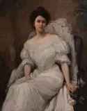 Portrait of Miss Mary McKean by William Gibbs MacKenzie, 1909, Oil on canvas, offered Jul 2018