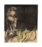 Buzzard II by William Crozier, Oil on canvas, sold Jul 2018