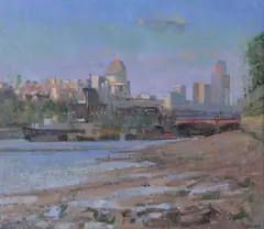 Dusk- Evening Glow, St by Robert Brown, 2000, Oil on canvas, offered Jul 2018