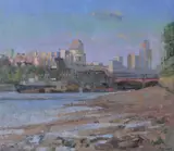 Dusk- Evening Glow, St by Robert Brown, 2000, Oil on canvas, offered Jul 2018