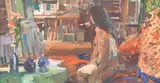 The Studio Oil by Tom Coates, Oil on board, sold Jul 2018