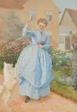The Titbit Watercolour and bodycolour with traces of by Edward Killingworth Johnson, 1869, Watercolour and bodycolour with traces of pencil, heightened with white, offered Jul 2018