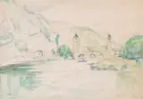 Pont Valentre by Anthony Gross, Pencil and watercolour, offered Jul 2018