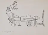 It Was Beginning To Melt Ink with traces of by William Heath Robinson, Ink with traces of pencil on paper, sold Jul 2018