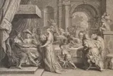 After Rubens Salome presenting the head of John the Baptist to by Schelte Adamsz. Bolswert, Engraving, offered Jul 2018