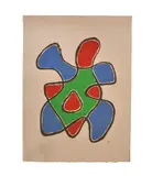 Deux Figures Colour lithograph, 1968 Signed in pencil and inscribed E.A by Man Ray, lithograph, sold Jul 2018