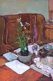 Studio Still Life, 1992 Oil on board by William Bowyer, Oil on board, sold Apr 2018