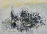 Louisiana swamp, palmetto leaves by Anthony Gross, 1953, ink and watercolour on paper, offered Apr 2018