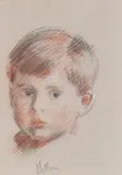 One of the Artist's Children by Paul César Helleu, drawing, sold Apr 2018