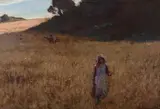 The Bird Scarers - A Welsh Cornfield Oil by Joshua Anderson Hague, Oil on canvas, sold Apr 2018