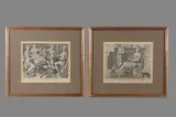 Seven Liberal Arts The set of seven, after Frans Floris (c.1520-1570) Engravings Published by Hieronymous Cock, circa 1565 [New Hollstein (Cornelis Cort), nos by Cornelis Cort, print (other), offered Apr 2018