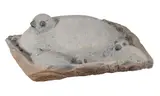 Caring for Chicks, a carved serpentine group of a nest of quails by Royal Katiyo, sculpture, sold Apr 2018