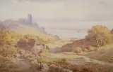 Wembury Church by Frederick John Snell, watercolour, offered Jun 2021