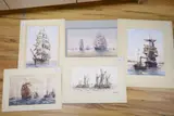 A group of five by Max Parsons A.R.C.A., 1982, watercolour, sold Jun 2021