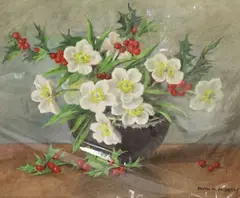 Comprising two by Edith Alice Andrews, watercolor, sold May 2021