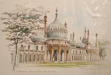 Untitled by Terry Whitworth, ink and watercolour, sold May 2021