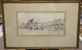 The Concert Party by Robert Purvis Flint, 1923, watercolour, sold May 2021