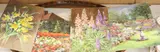 A group of four small still life floral and garden by Annie Louise Pressland, watercolor, sold May 2021