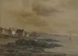 Pittenweem, Fifeshire by John Hamilton Glass, watercolour, sold May 2021