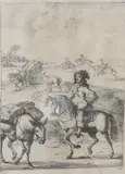 Pack Mules by Austin Robert Sargent, etching, sold May 2021