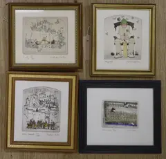 Home Guard by Graham Clarke, pencil and framed, sold May 2021