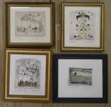 Home Guard by Graham Clarke, pencil and framed, sold May 2021
