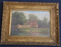 Untitled by Frederick Edwin Bodkin, 1876, oil on canvas, sold May 2021