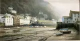 Morning Mist, Polperro by Duncan Palmas, oil on canvas, sold May 2021