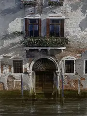 On the Grand Canal, Venice by Jonathan Pike, watercolour, sold May 2021