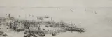 Drypoint etching by William Lionel Wyllie, etching, sold May 2021