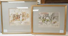 Pierreonds by Roland Batchelor, watercolor, sold Oct 2026