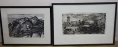 Drypoint and monotype by Peter Spens, 1999, pencil and dated, sold Apr 2021