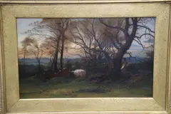 Untitled by George Heming Mason, oil on canvas, sold Apr 2021