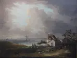 Untitled by George Morland, Oil on canvas cleaned and relined, sold Mar 2021