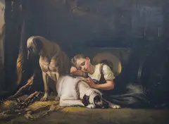 Untitled by Fritz Gotfred Thomsen, oil on canvas, sold Mar 2021