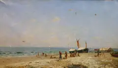 Untitled by Luigi Steffani, oil on canvas, sold Mar 2021