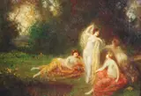 Untitled by François Maury, oil on canvas, sold Mar 2021