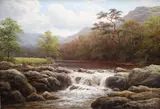 North Wales and On The Nidd nr Knaresborough signed 10 x 14in by William Mellor, oil, sold Mar 2021