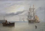 Untitled by James Wilson Carmichael, 1861, Oil on canvas cleaned and relined approximately, sold Mar 2021