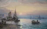 Untitled by Hubert and William Thornley, oil, sold Mar 2021