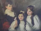Untitled by Alfred Hitchens, 1900, oil on canvas, sold Mar 2021